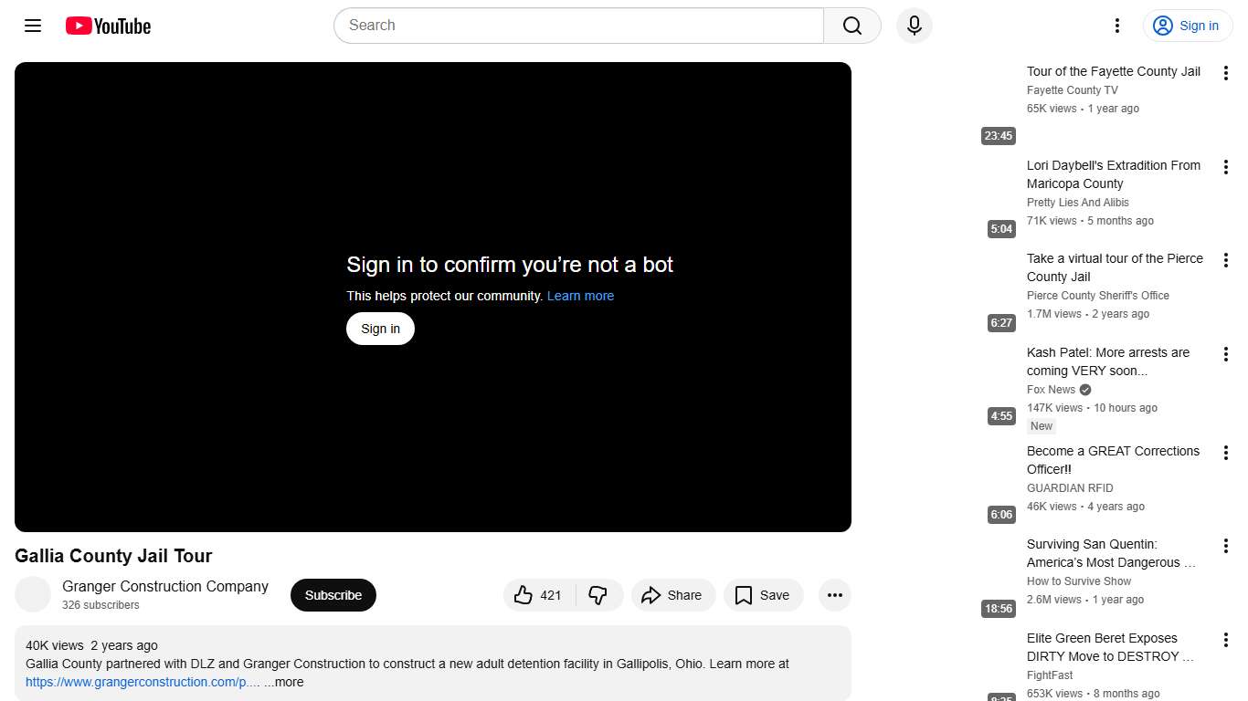 Gallia County Jail Tour - YouTube